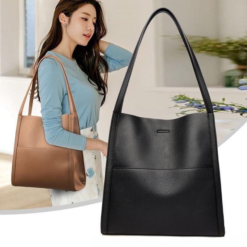 🥳👜Απλό bolso monocromo de piel💝 