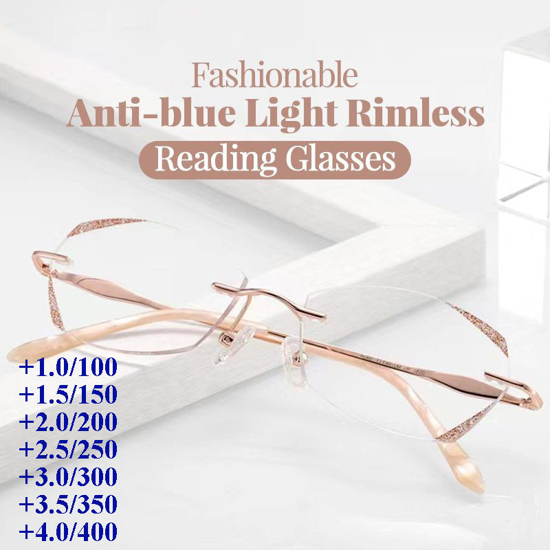 Pousbo® Fashion Anti-Blue ääristeta lögningsprillid-EE 