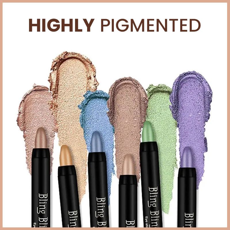 1Στυλό σκιάς με 16 χρώματα Luminous Eyeshadow Αδιάβροχο Glitter Eyeshadow Pen-GR