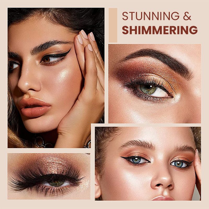 1Στυλό σκιάς με 16 χρώματα Luminous Eyeshadow Αδιάβροχο Glitter Eyeshadow Pen-GR