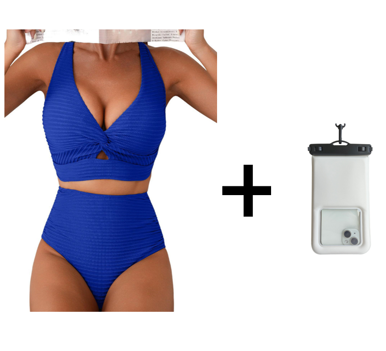 👙Σετ μπικίνι με ψηλή μέζει-GR 