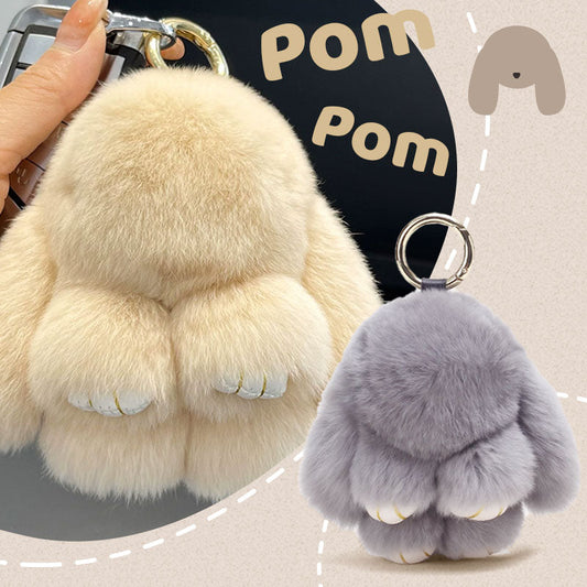 【✨Αγοράστε 3 λάβετε 1 δωρεάν】🐰 Χαριτωμένο βελούδινο γουρί με λαγουδάκι-GR 