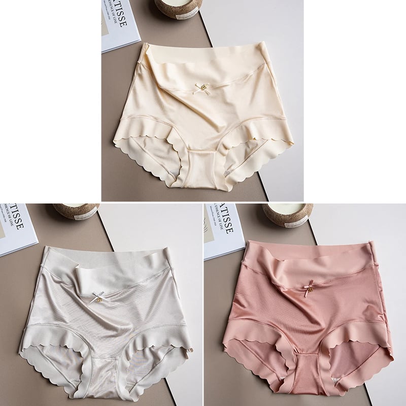 ❤️ Σατέν και μεταξωτά εσώρουχα χωρίς ραφές για έλεγχο της κοιλιάς-LV