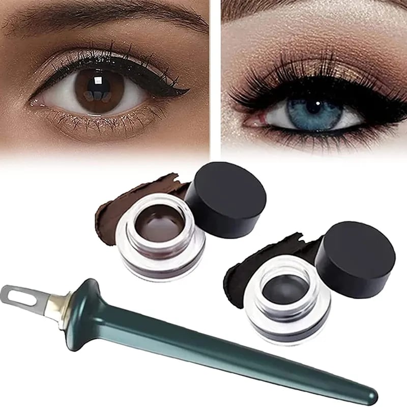 Ειδική προσφορά - 49% ΕΚΠΤΩΣΗ✨Άψογο σετ eyeliner με κρέμα eyeliner-LT 