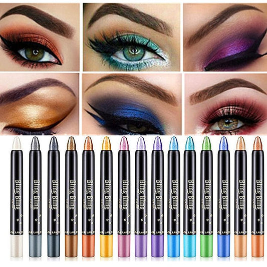 15 boja High Performance Highlighter Olovka za sjenilo Vodootporna smlitcava Olovka za oči Olovka za oči 