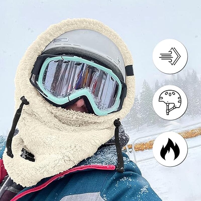 🏂Κασκόλ με κουκούλα που προστατεύει από τον αέρα και το κρύο✨✨✨-LT