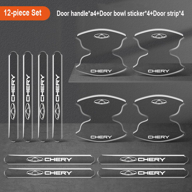 Sutirštinti automobilio durelių klijai su logotipu ✨8 vnt.✨--LT