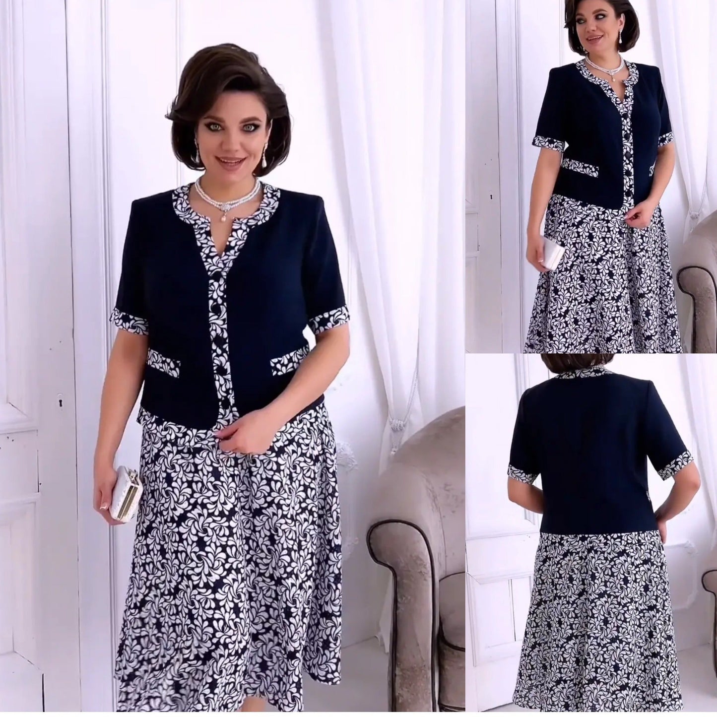 🔥❤️【S-5XL】❤️Το πιο κομψό φόρεμα του 2025-GR 