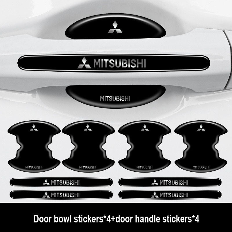 Sutirštinti automobilio durelių klijai su logotipu ✨8 vnt.✨--LT