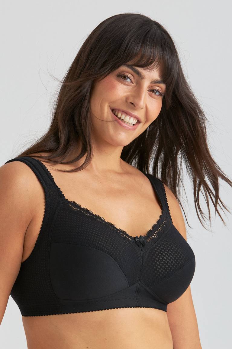 💖Σετ 3 τεμαχίων Triumph® ✨Άνετο βαμβακερό σουτιέν με πουά-GR