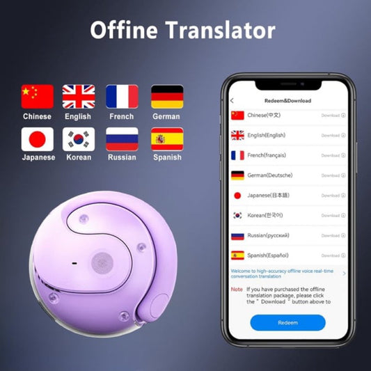 🎧🎅 Predčasný vianočný výpredaj - 66% ZĽAVA🔥HY-T26 Pro Wireless Bluetooth Translation Headphone-SK 