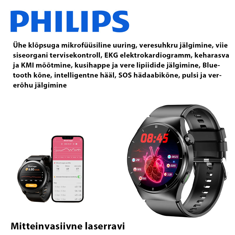 Έξυπνο ρολόι θεραπείας με λέιζερ Philips (σάρωση ολόκληρου του σώματος) - GR