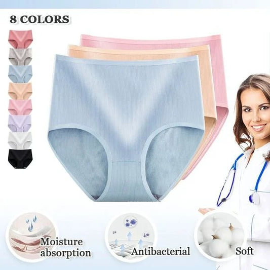 🔥Ultimo día compra 1, llévate 2 gratis🔥- Ropa interior absorbente de cintura alta para mujer✨. 