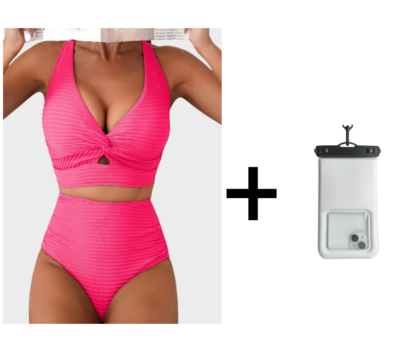 👙Σετ μπικίνι με ψηλή μέζει-GR 