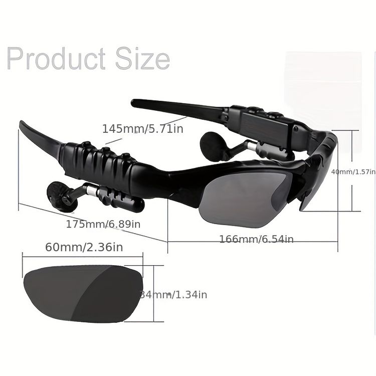 Ασύρματα αθλητικά γυαλιά 2024 Bluetooth με ATB