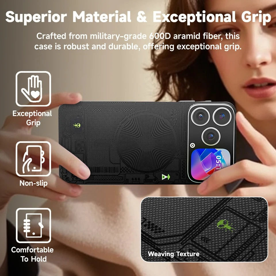 Pasaulinis riboto leidimo magnetinis ateities technologijos išmanusis apsauginis dėklas (suderinamas su iPhone 17-12)-LT