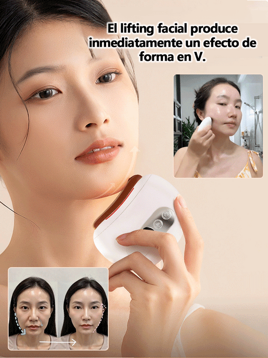 El dispositivo eléctrico inteligente gua sha alivia la fatigue facial-ES 