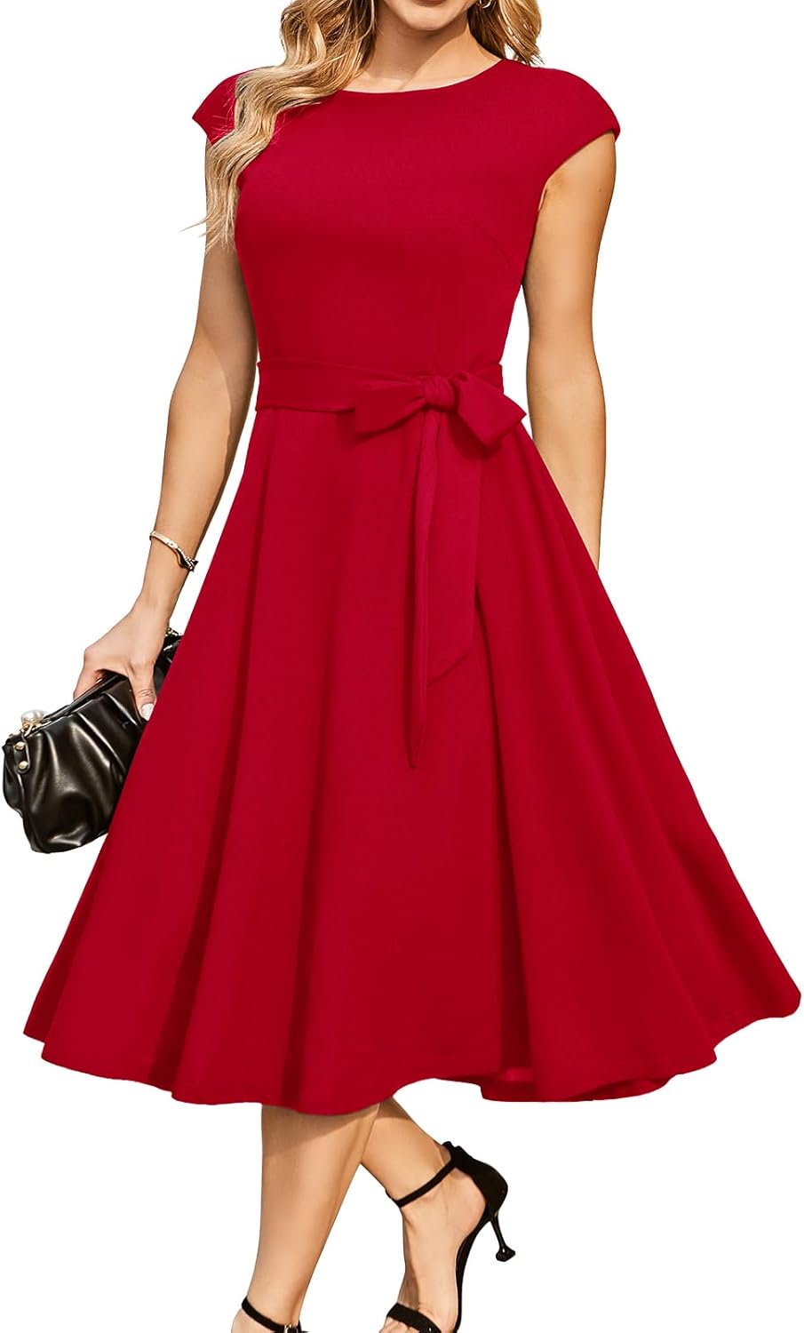 DRESSTELLS φορέματα κοκτέιλ για γυναίκες, επίσημα νυφικά, σεμνά φορέματα για δεξίωση στην εκκλησία το 2025-GR