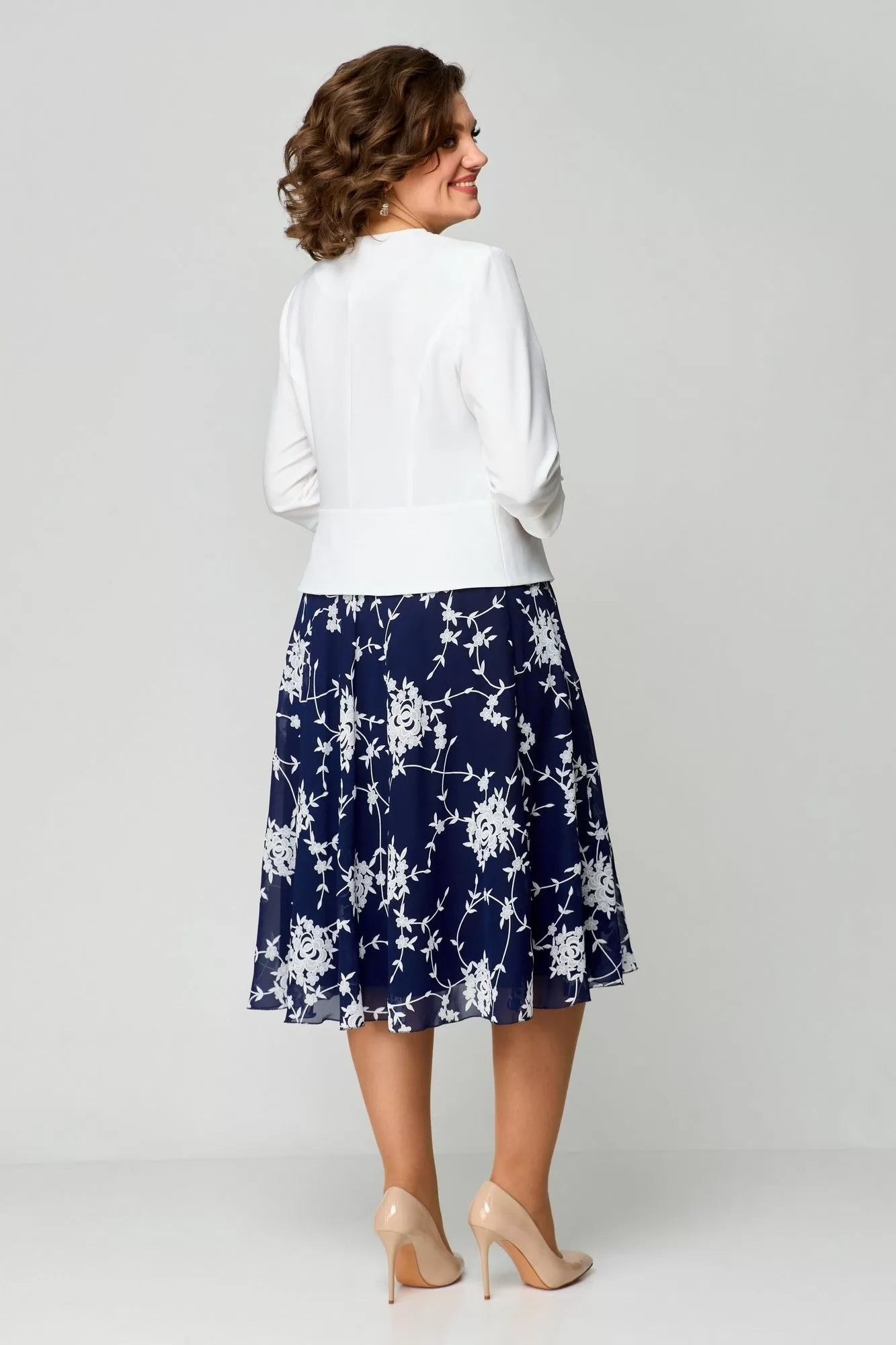 🔥【S-5XL】💃2025Νέο φόρεμα, μπλε και λευκό απαλό ροζ-GR 