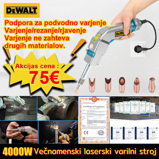 Laserski varilni stroj (3 σε 1) DEWALT Najnovejši model leta 2023 Varjenje + razneže + eliminati