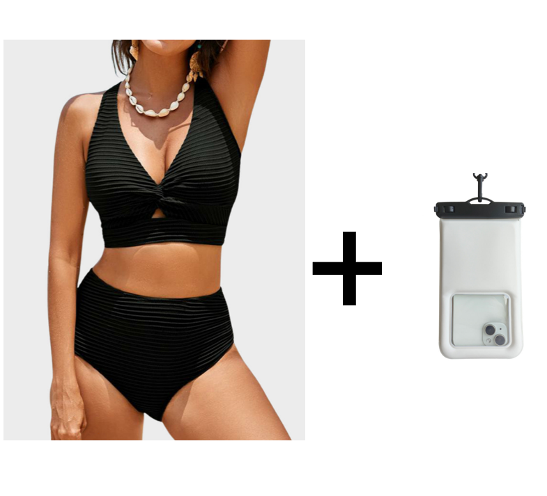 👙Σετ μπικίνι με ψηλή μέζει-GR 