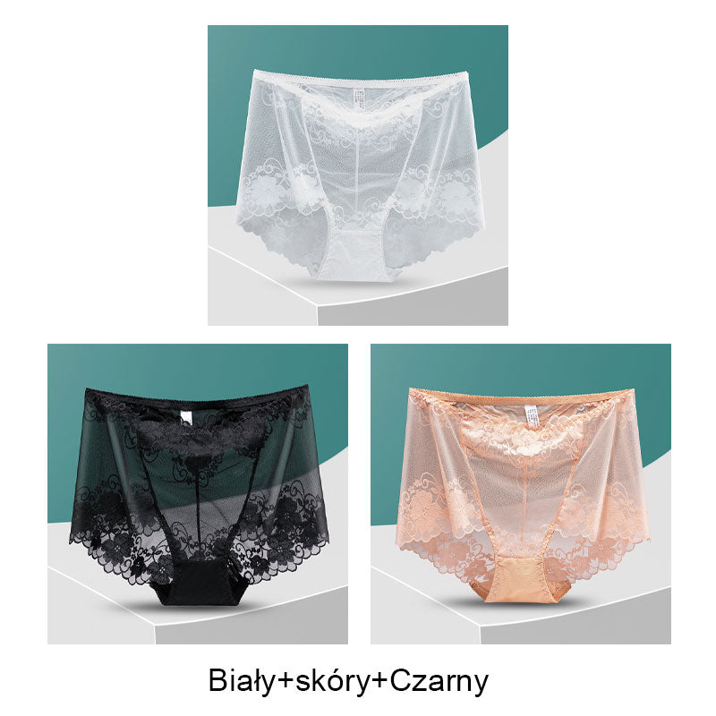 💝 Γυναικεία χειροποίητα εσώρουχα από μεταξωτή δαντέλα-ATB 