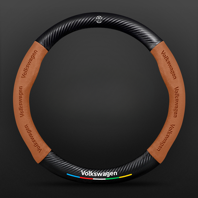 TrackVibe | Κάλυμμα τιμονιού από και σουέτ carbon - Anti-slip and wear-resistant-GR 