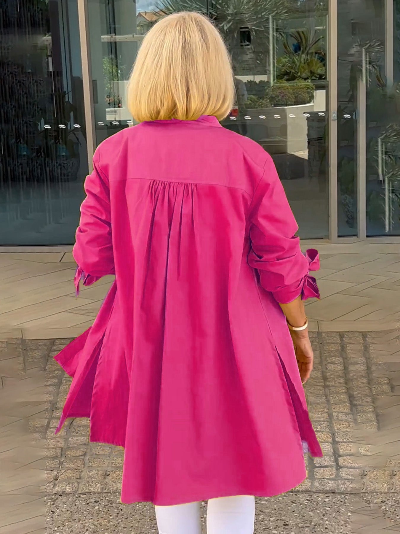 🌸Μακριά καρτή βαμβακερά πουφάν για φωτιές-GR 