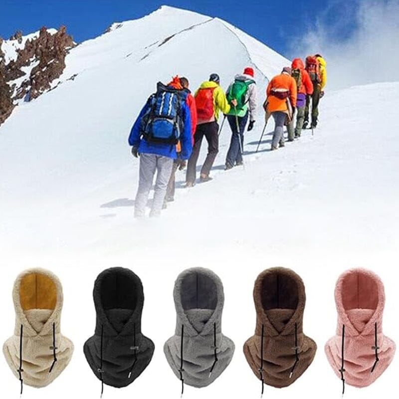 🏂Κασκόλ με κουκούλα που προστατεύει από τον αέρα και το κρύο✨✨✨-LT