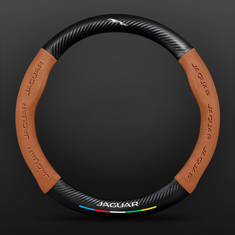 TrackVibe | Κάλυμμα τιμονιού από και σουέτ carbon - Anti-slip and wear-resistant-GR 