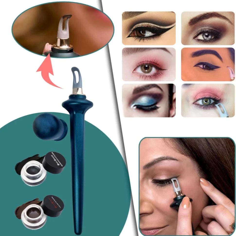 Ειδική προσφορά - 49% ΕΚΠΤΩΣΗ✨Άψογο σετ eyeliner με κρέμα eyeliner-LT 