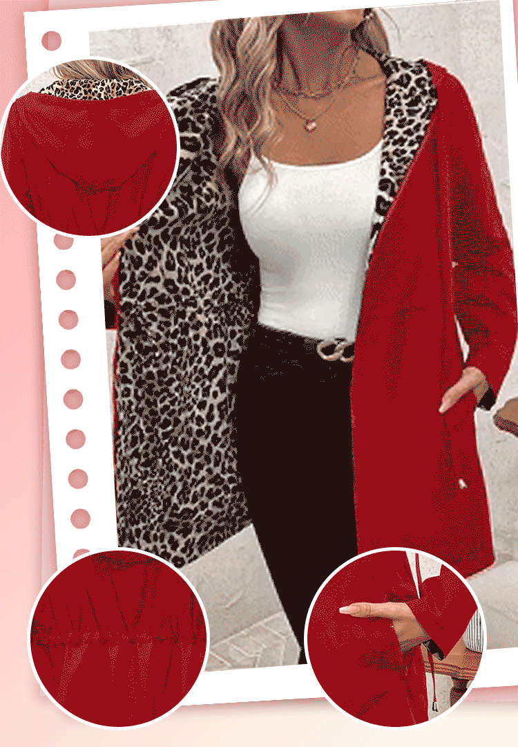 Dvipusis gobtuvas su leopardo raštu-LT