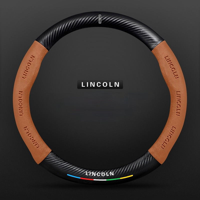 TrackVibe | Κάλυμμα τιμονιού από και σουέτ carbon - Anti-slip and wear-resistant-GR 