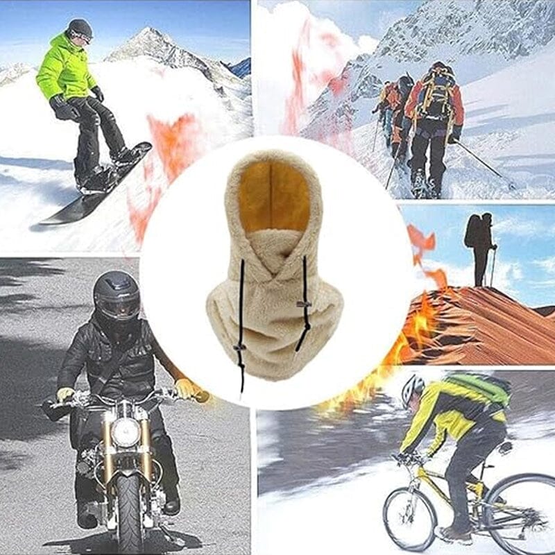🏂Κασκόλ με κουκούλα που προστατεύει από τον αέρα και το κρύο✨✨✨-LT