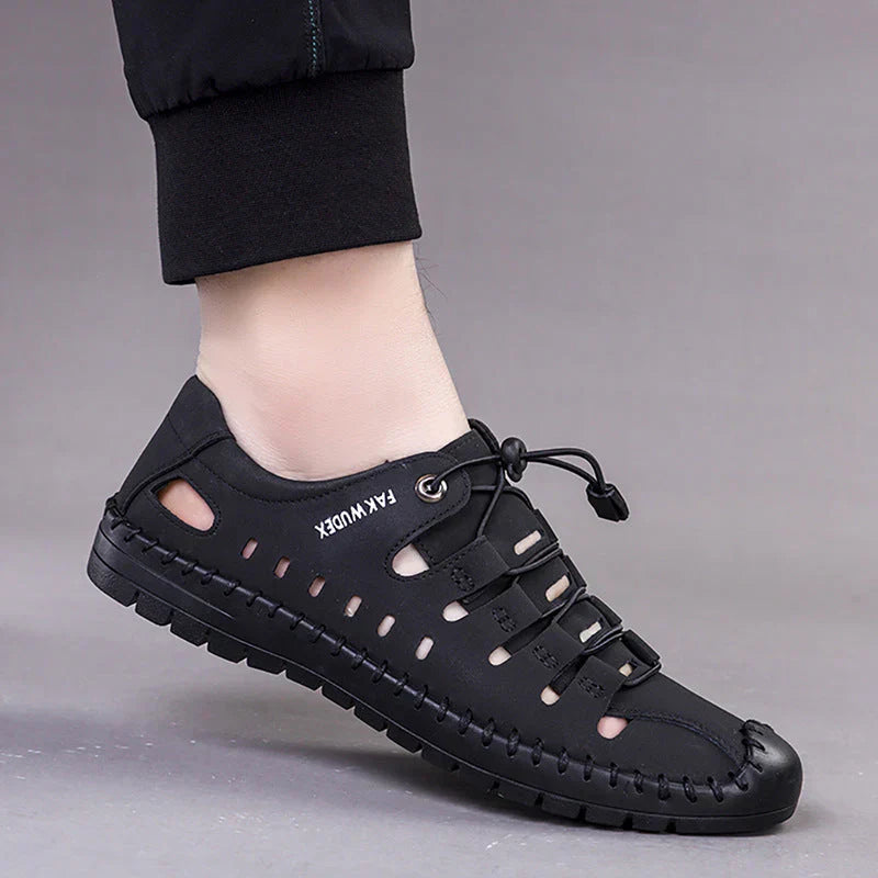🔥Δερμάτινα σανδάλια aviator με της περισσότερα👞-GR