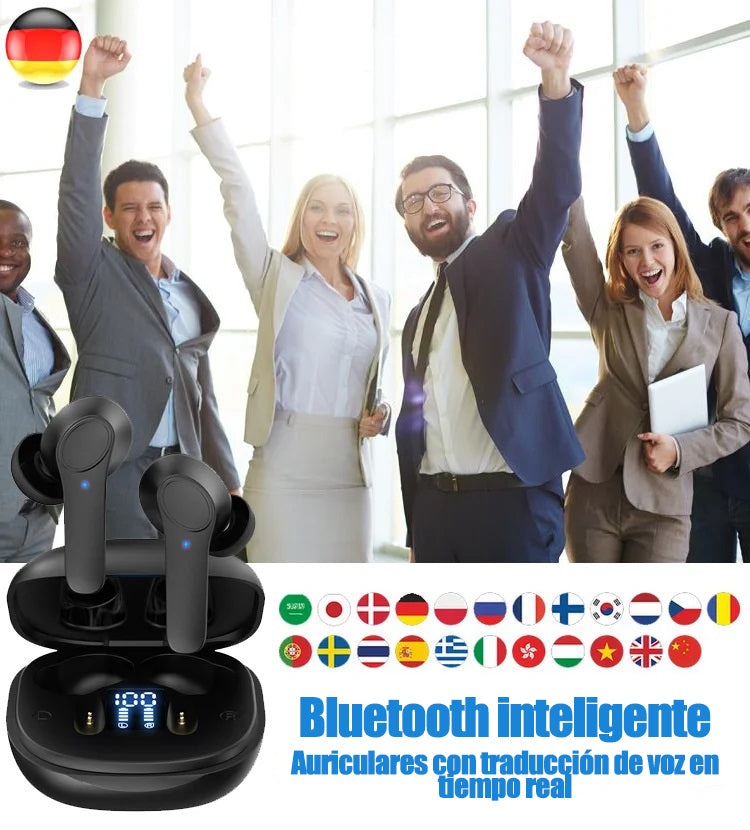 Auriculars Bluetooth Smart Voice που μεταδίδεται με πραγματικό ES 