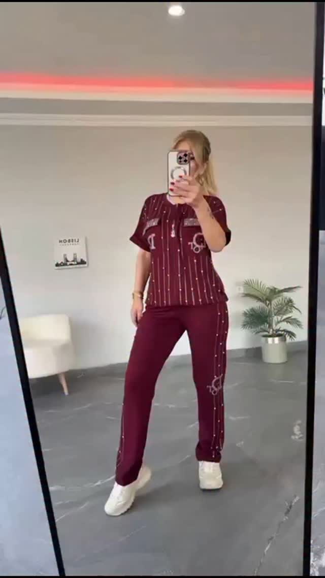 💎Σετ δοι τεμαχίων με φερμουάρ και κρυστάλλους-GR