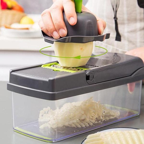 🎊 16 dalių rinkinys 🎊 Daugiafunkcinė vaisių ir daržovių pjaustyklė-LT