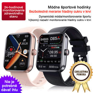 [Celodenné monitorovanie hrodsneho tepu a krvného takuvu] Modne hodinky Bluetooth (υποστηρίζει 24 γλώσσες) 
