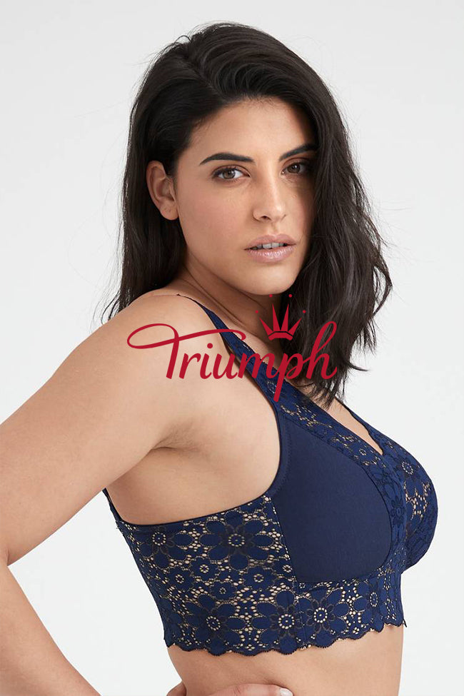 Triumph - 3 τεμάχια (85A-105F) 💝 Άνετο σουτιέν χωρίς λάστιχο-LT 