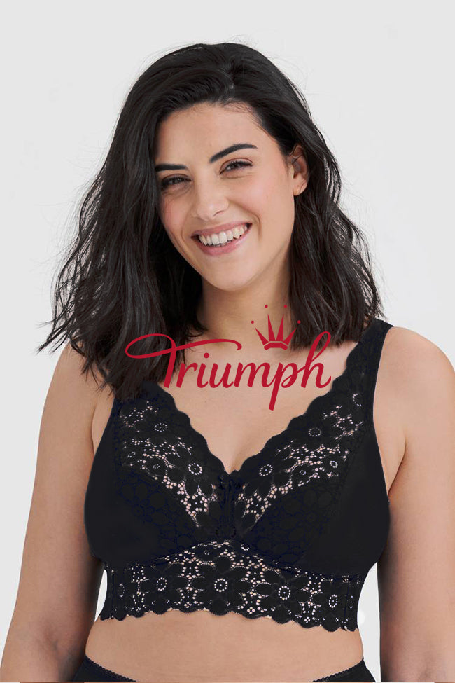 Triumph - 3 τεμάχια (85A-105F) 💝 Άνετο σουτιέν χωρίς λάστιχο-LT 
