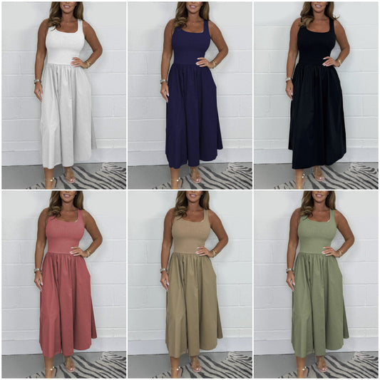 2025🌷Γυναικείο φόρεμα χωρίς μανίκια σε casual στυλ - LT