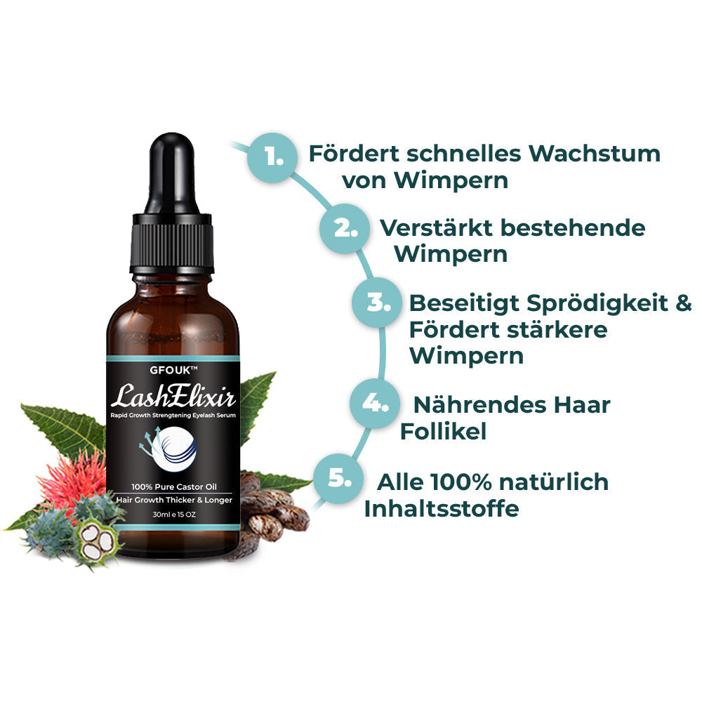 GFOUK™ LashElixir Ορός ενίσχυσης βλεφαρίδων ταχείας ανάπτυξης 