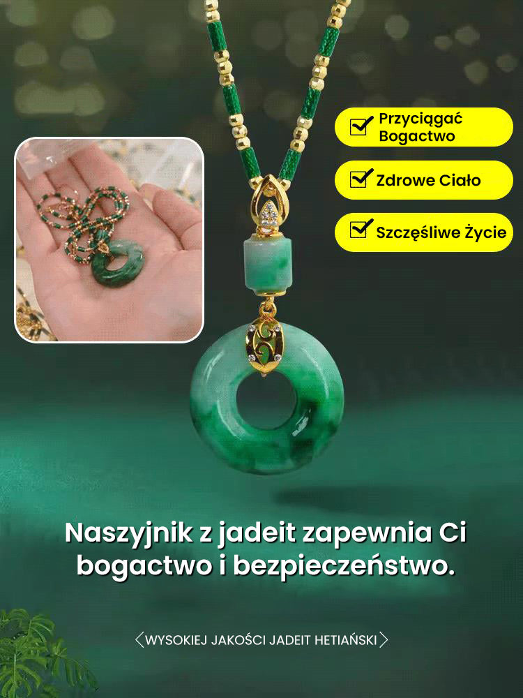 ✨Γαλήνια κοσμήματα με μενταγιόν από νεφρίτη-LT 