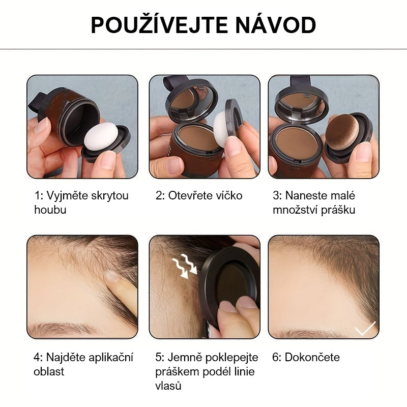 🎉Η πούδρα Hairline καλύπτει άμεσα την τριχόπτωση-LT