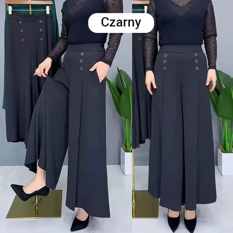 ✨Stiilsed laiad plisseeritud püksid-EE 