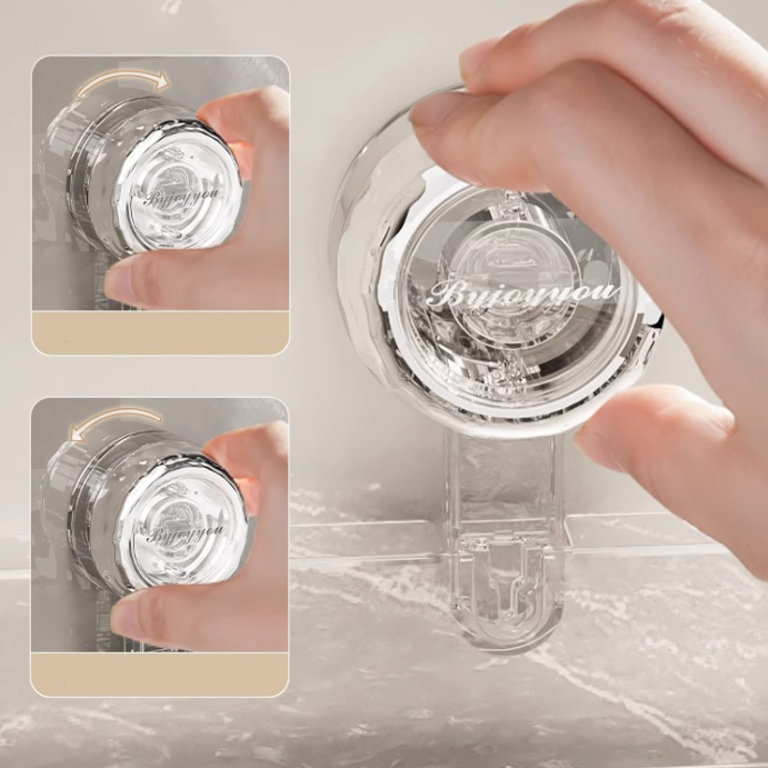 Skaidrus sieninis krepšys be gręžimo: nuimamas, daugiafunkcis trikampis ir stačiakampis daiktų laikymo sprendimas be gręžimo-LT