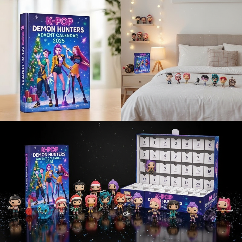 K-pop demonų medžiotojų advento kalendorius-LT
