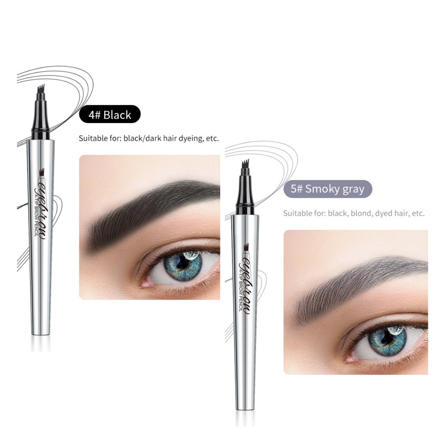 Αδιάβροχο στιλό φρυδιών 3D Microblading (2 τεμ.)-GR