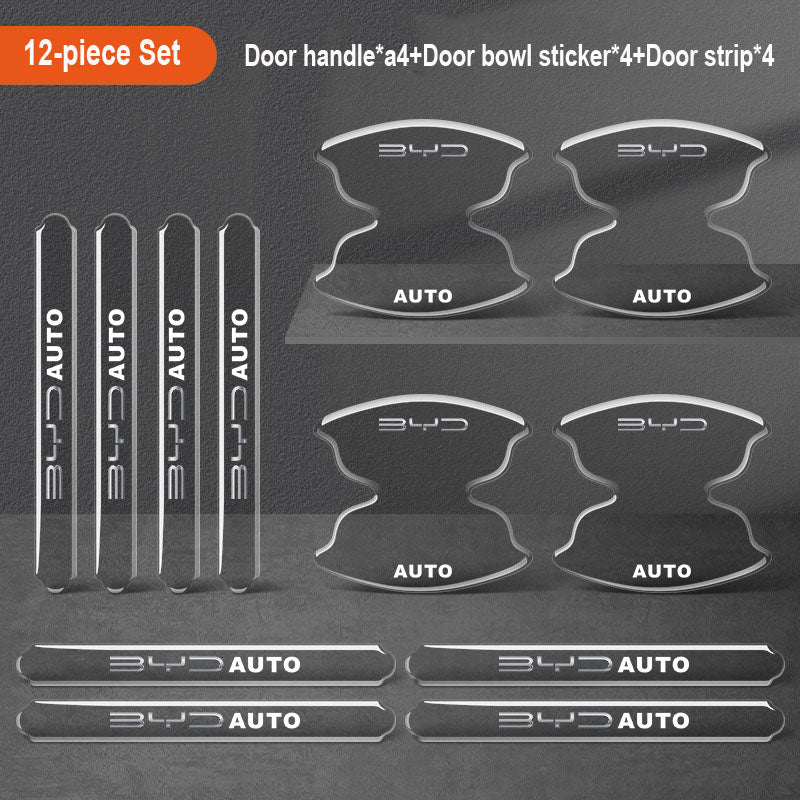 Sutirštinti automobilio durelių klijai su logotipu ✨8 vnt.✨--LT